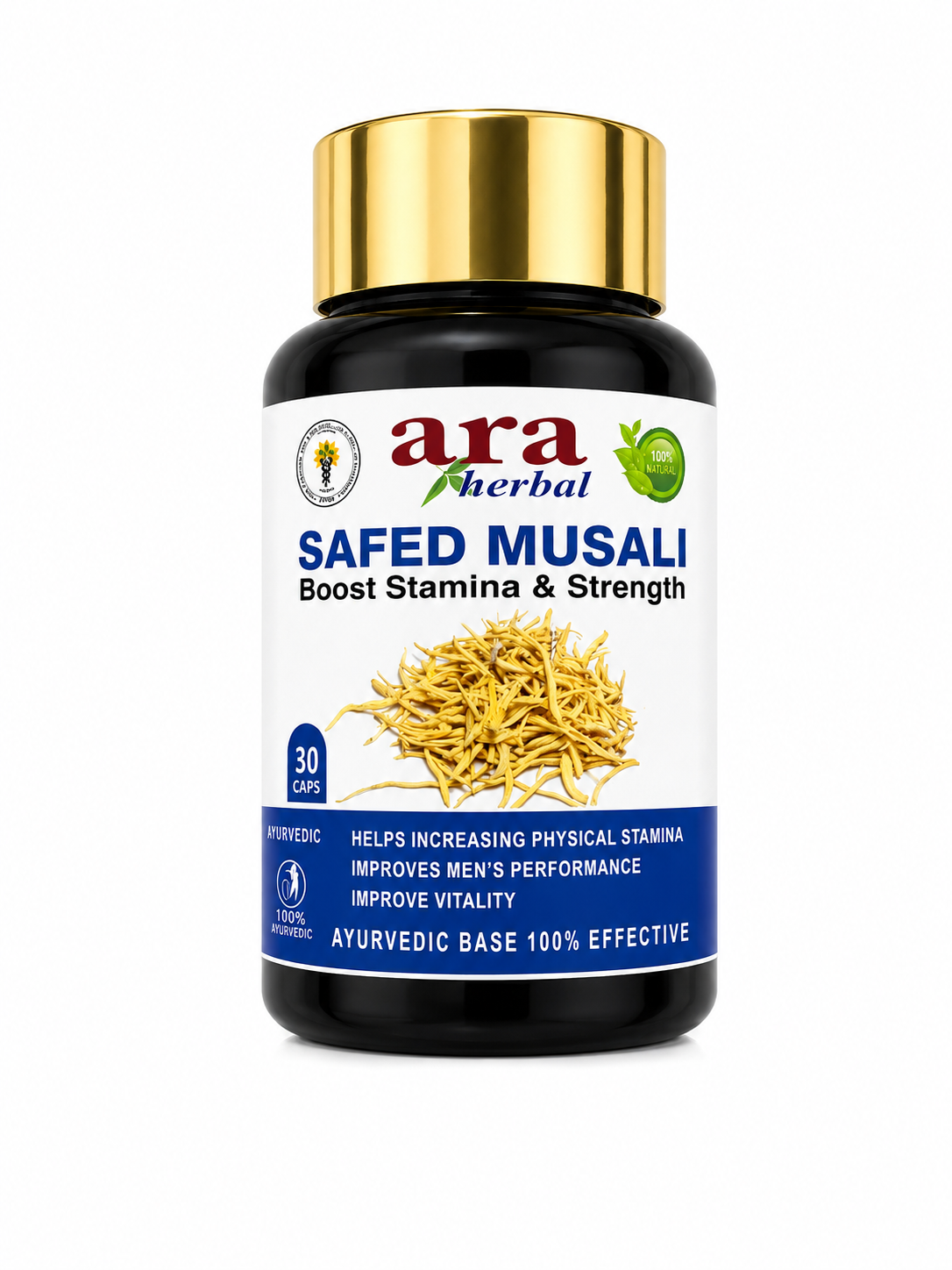 Ara Herbal Safed Musali Boost Stamina & Strengthh